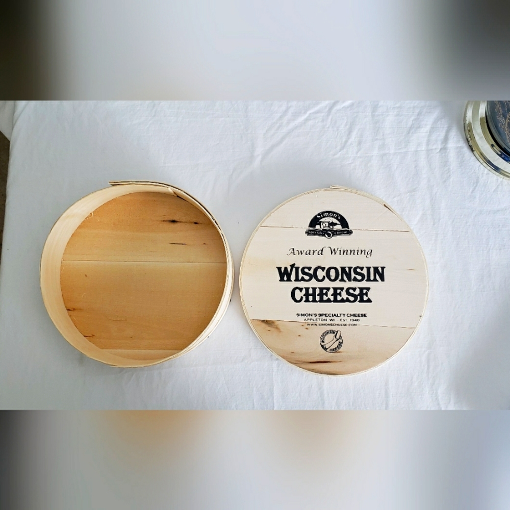 Wooden Wisconsin Cheese box